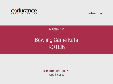 Bowling Kata in Kotlin