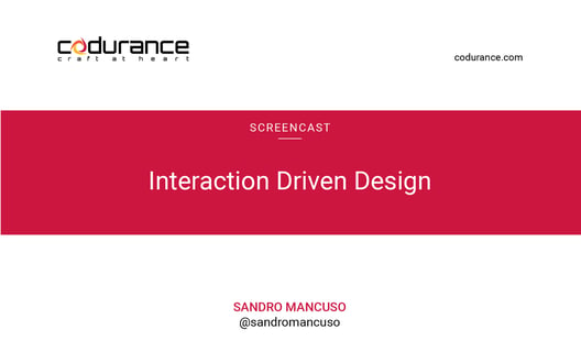 Interaction Driven Design